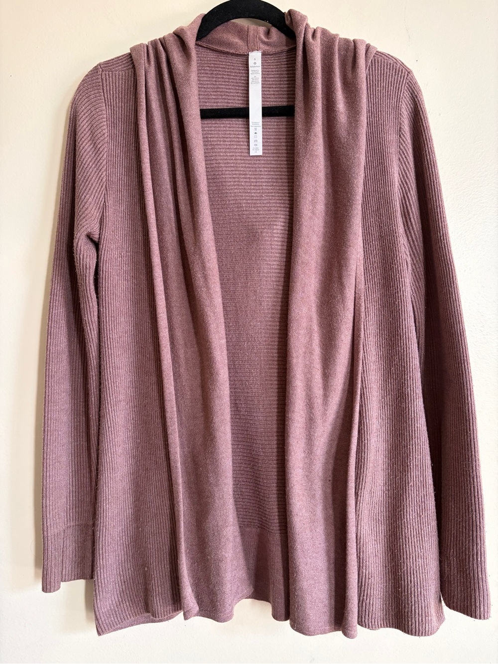 Lululemon Open Hoodie Cardigan Size 6